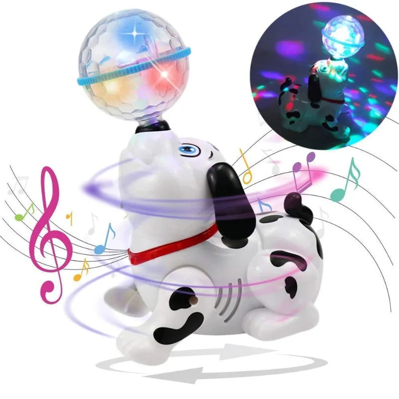 Spinning Dalmatian Toys Bump and Go Dancing Dog