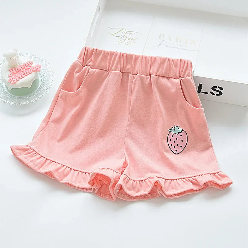 Summer Shorts Strawberry Printed