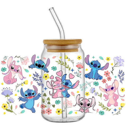 UV DTF Stitch Cup Stickers