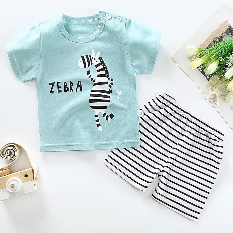 2-Piece Zebra Pajamas