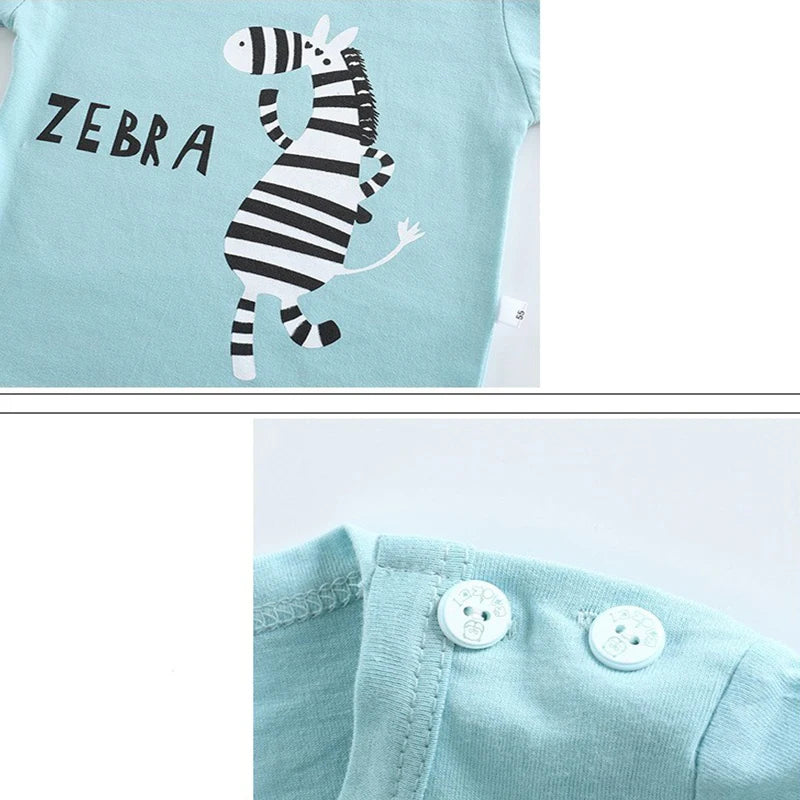 2-Piece Zebra Pajamas