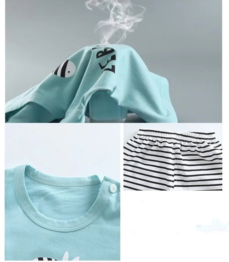 2-Piece Zebra Pajamas