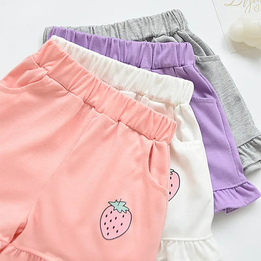 Summer Shorts Strawberry Printed