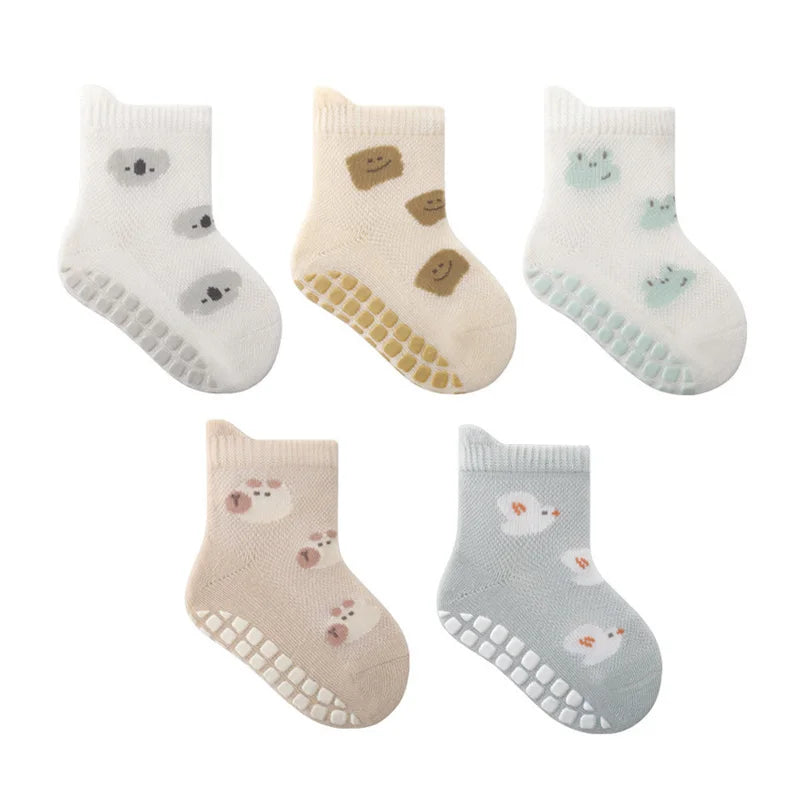 5 Pairs Non-Slip Breathable Socks