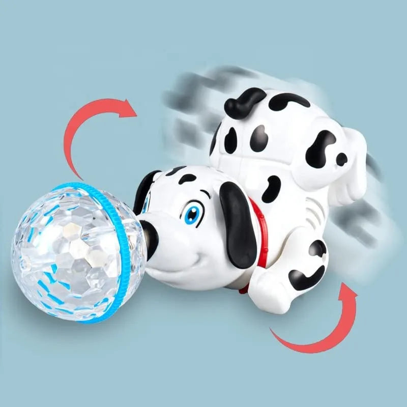 Spinning Dalmatian Toys Bump and Go Dancing Dog