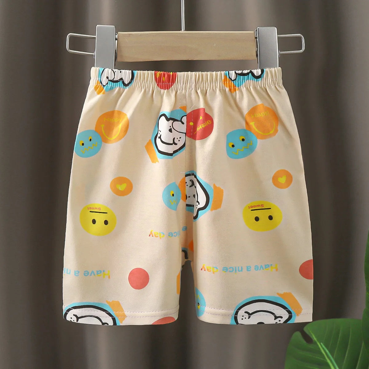 3-Piece Cotton Casual Summer Shorts
