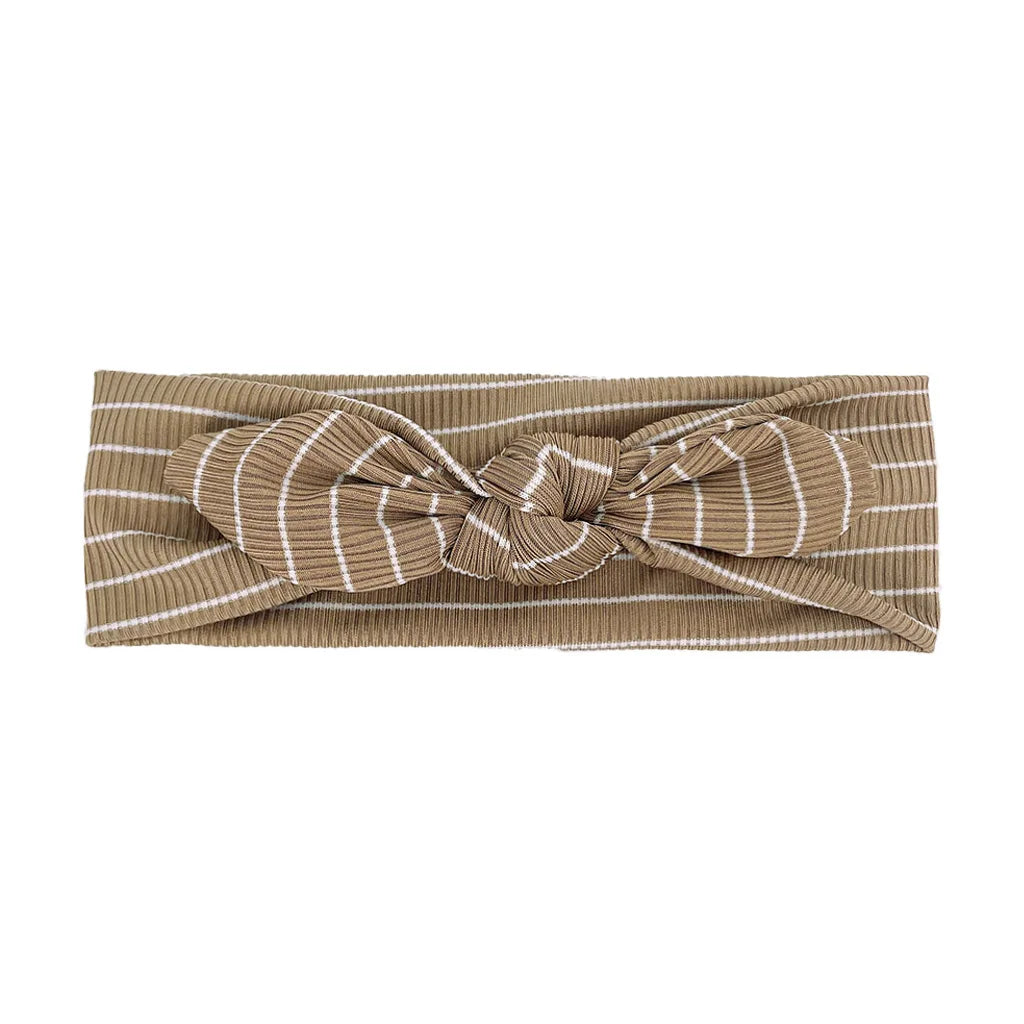 Baby Headband Striped With Bow