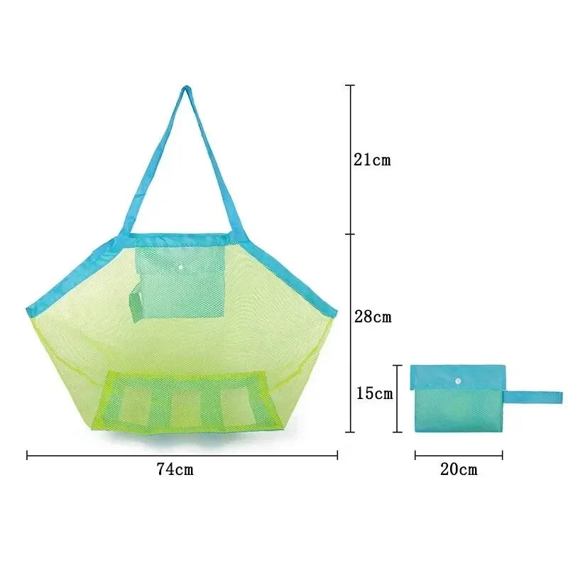 1-Piece Large Mesh Beach Bag for Toys