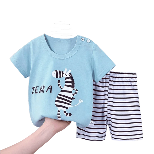 2-Piece Zebra Pajamas
