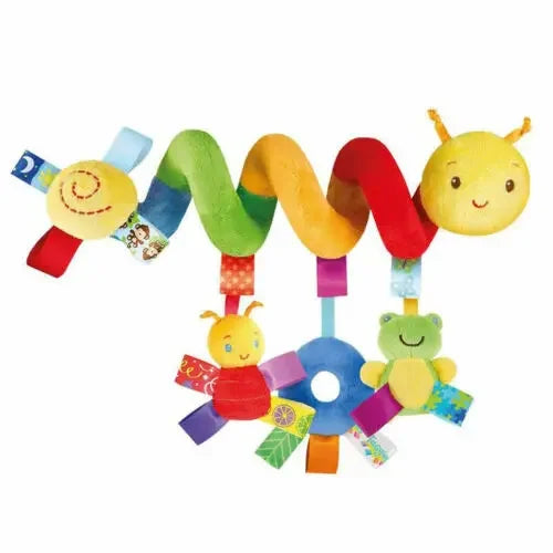 Spiral Baby Hanging Toy – Crib, Stroller & Car Seat Mobile with Soft Rattles