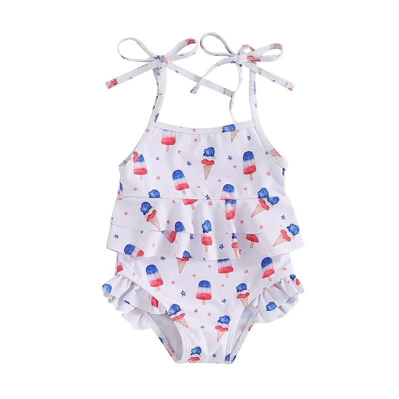 Independence Day Baby Girl Swimsuit