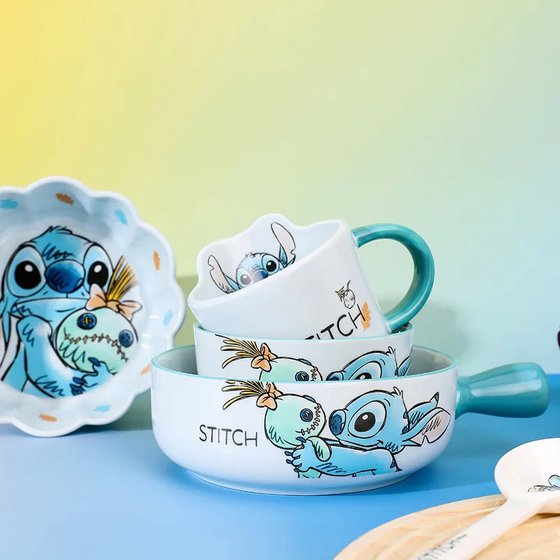 Stitch Ceramic Plates Set