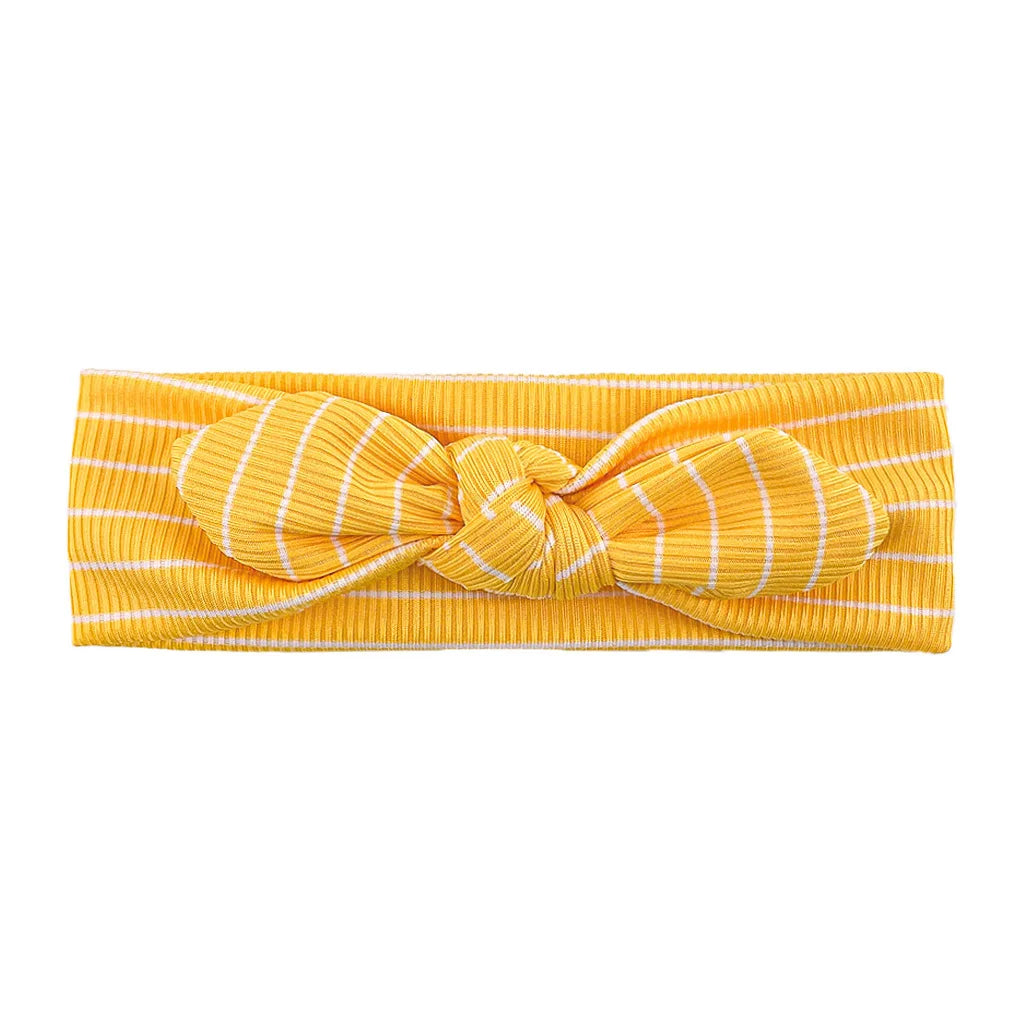 Baby Headband Striped With Bow