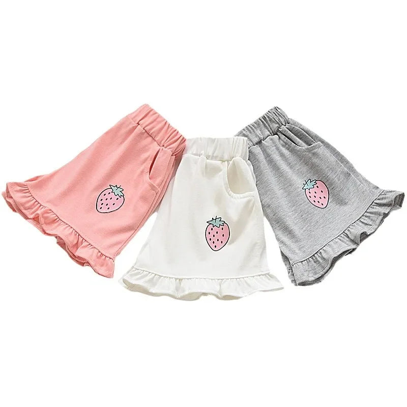 Summer Shorts Strawberry Printed