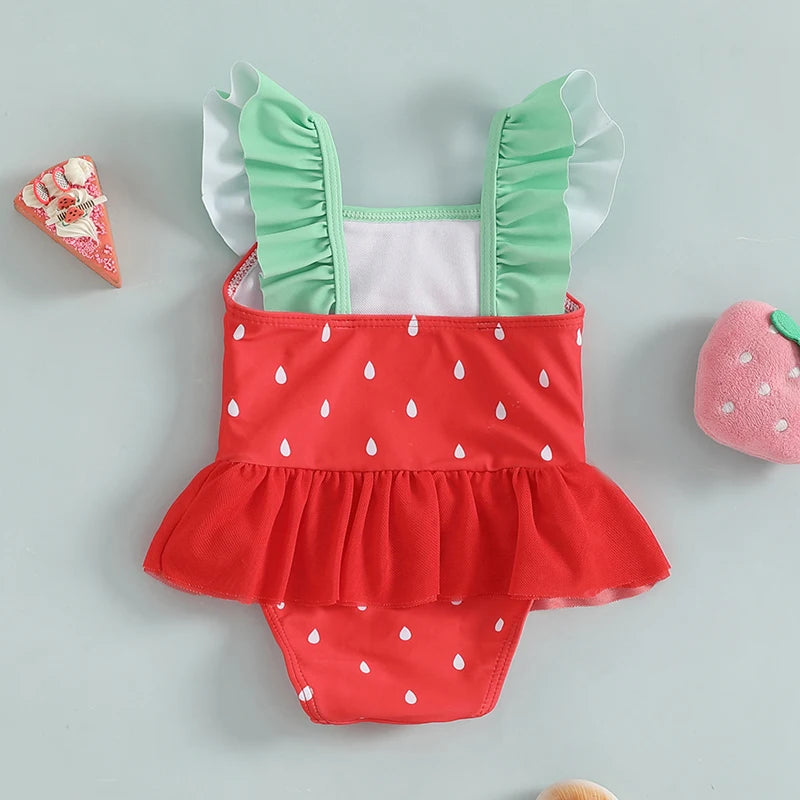 Watermelon Sleeveless Swimwear