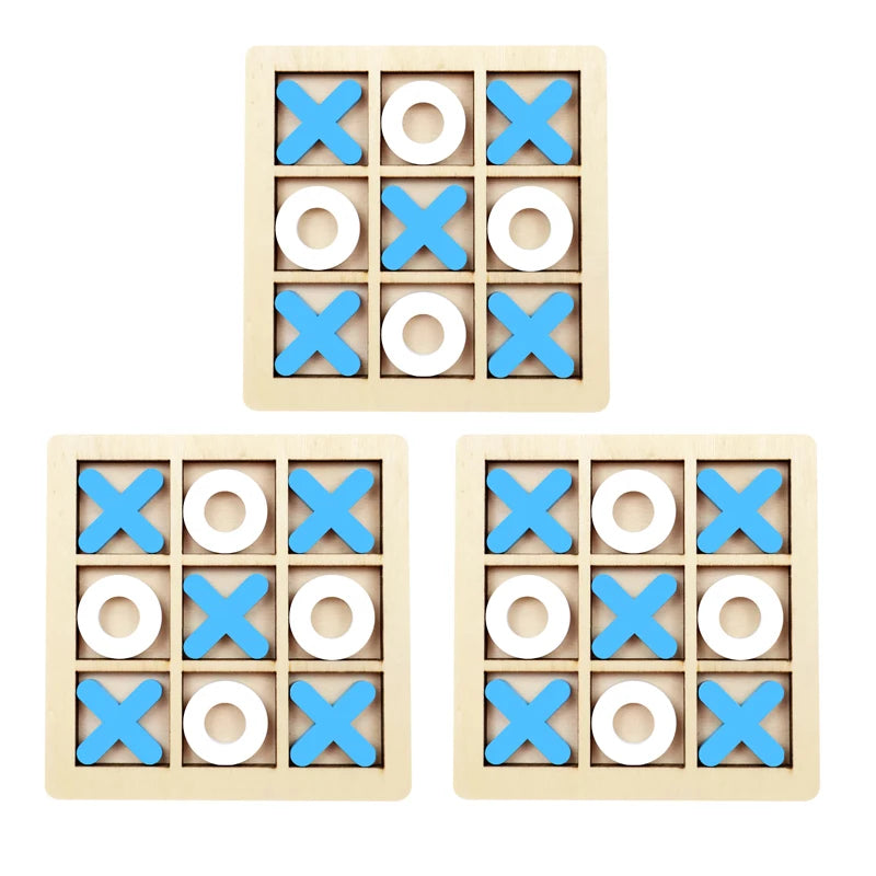 Montessori Play Game Wooden Toy Mini Chess, Puzzle