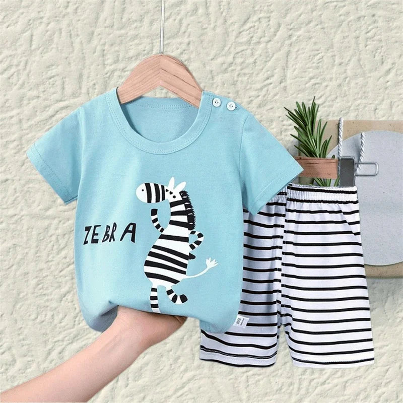 2-Piece Zebra Pajamas