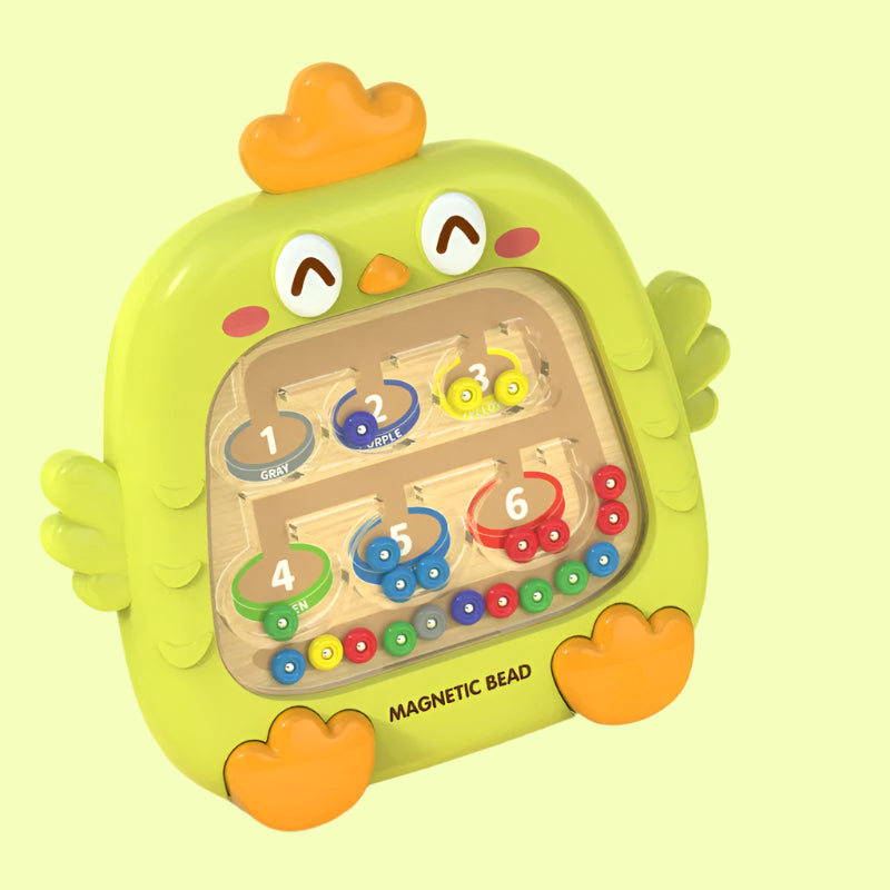 Montessori Magnetic Bead Maze – Motor Toy