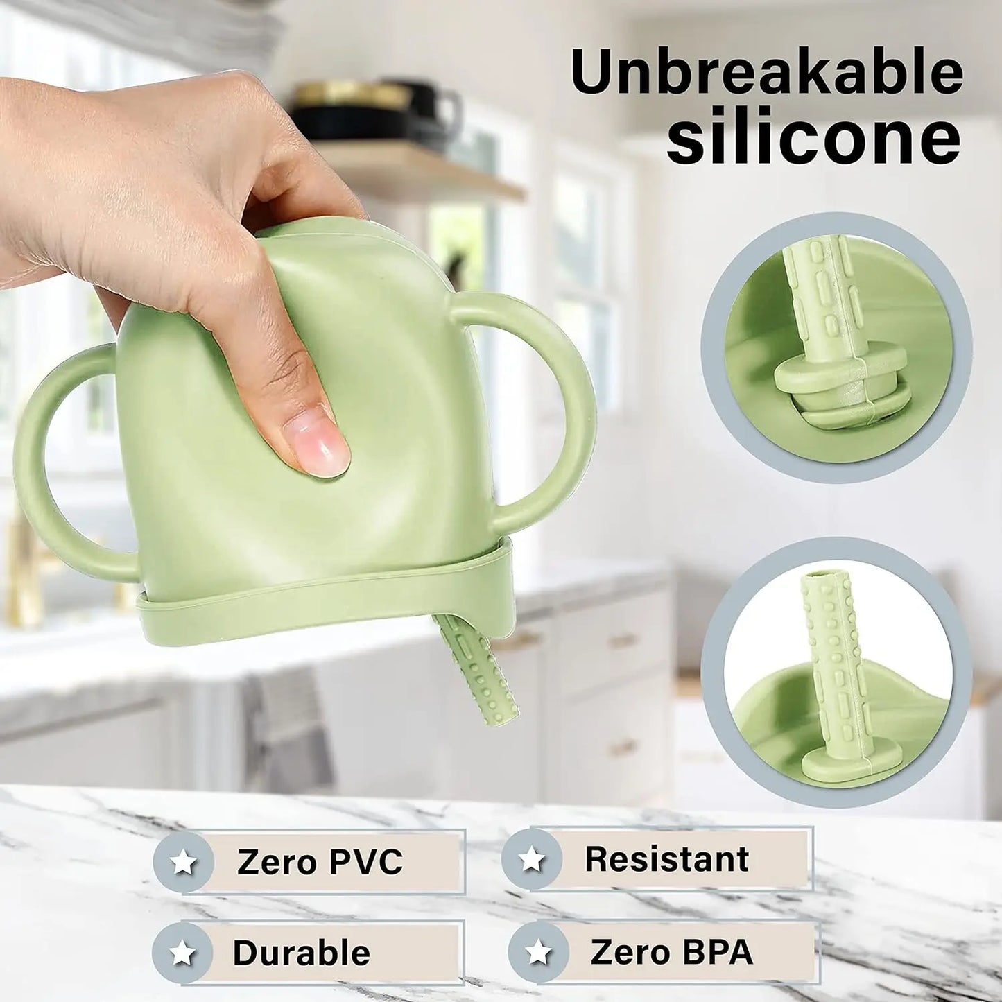 5-Piece Silicone Baby Feeding Set