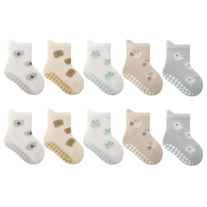 5 Pairs Non-Slip Breathable Socks