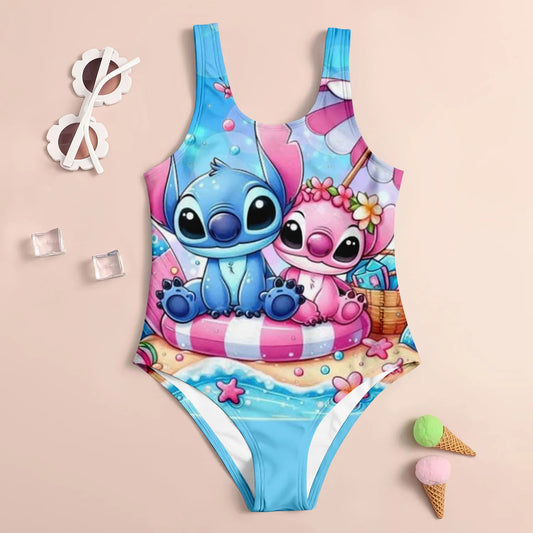 1-Piece Lilo & Stitch Quick-Dry Swimsuit