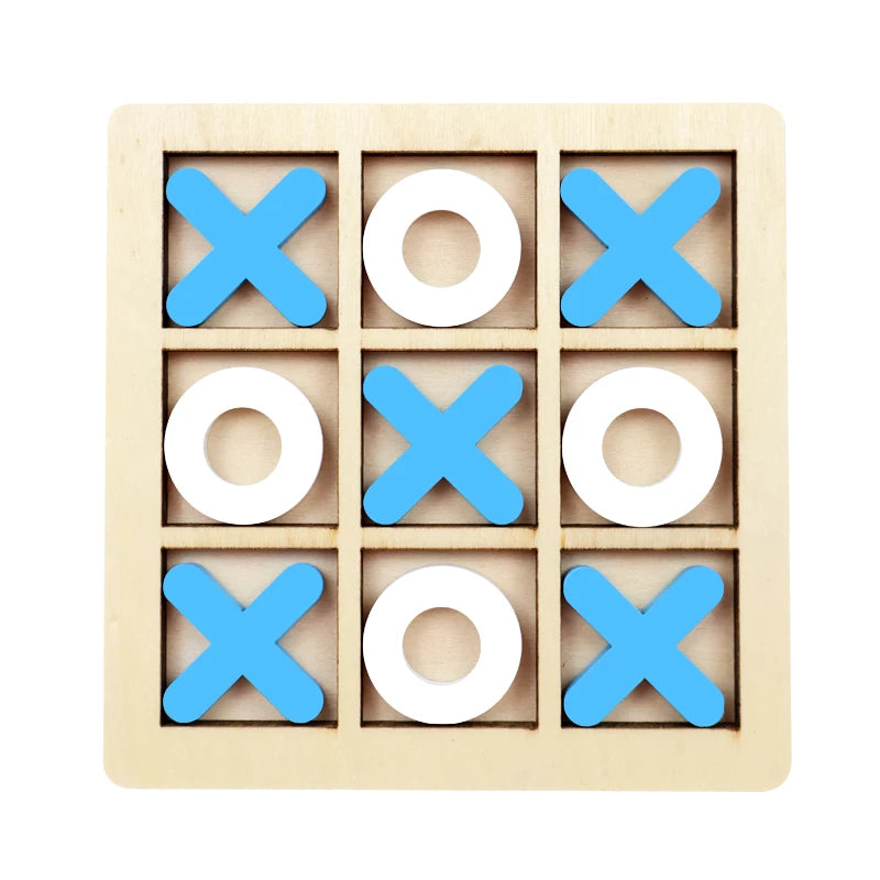 Montessori Play Game Wooden Toy Mini Chess, Puzzle