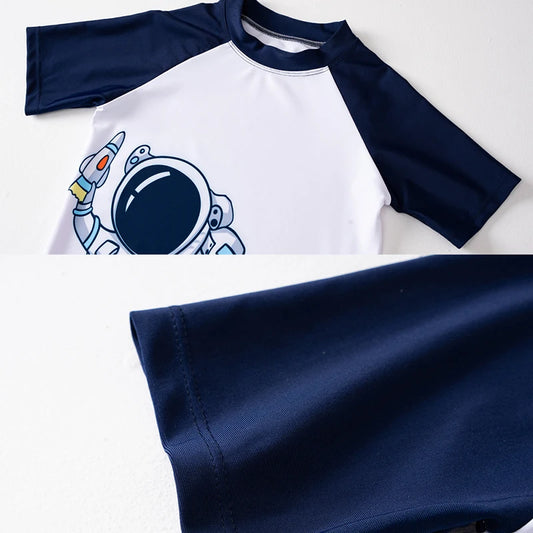 Sun Protective Short Sleeve Swim Suit