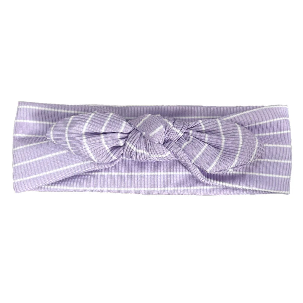 Baby Headband Striped With Bow