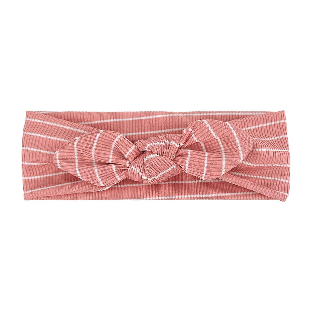 Baby Headband Striped With Bow