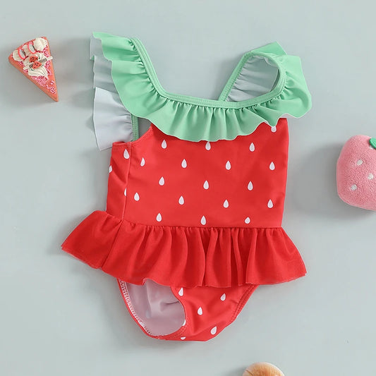 Watermelon Sleeveless Swimwear