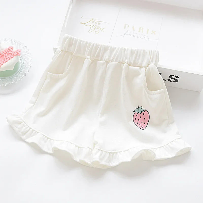 Summer Shorts Strawberry Printed
