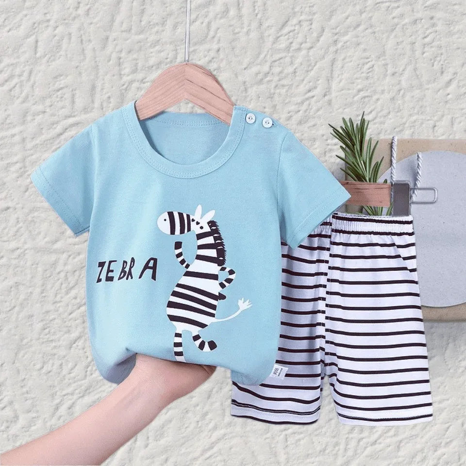 2-Piece Zebra Pajamas