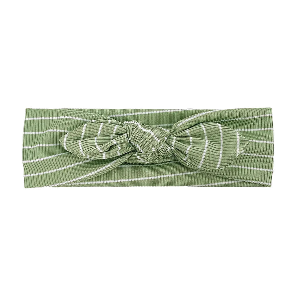 Baby Headband Striped With Bow