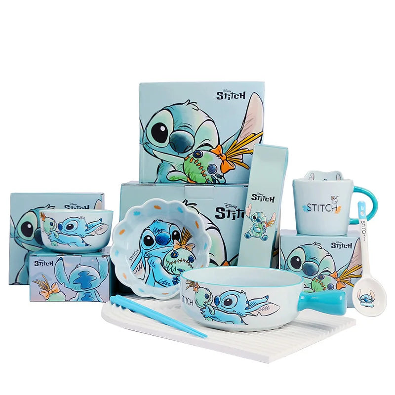 Stitch Ceramic Plates Set
