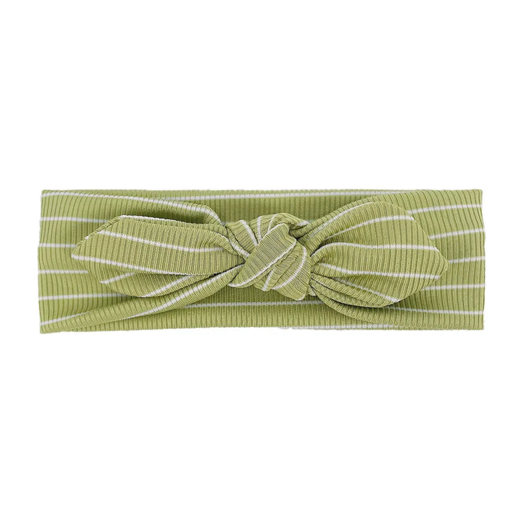 Baby Headband Striped With Bow