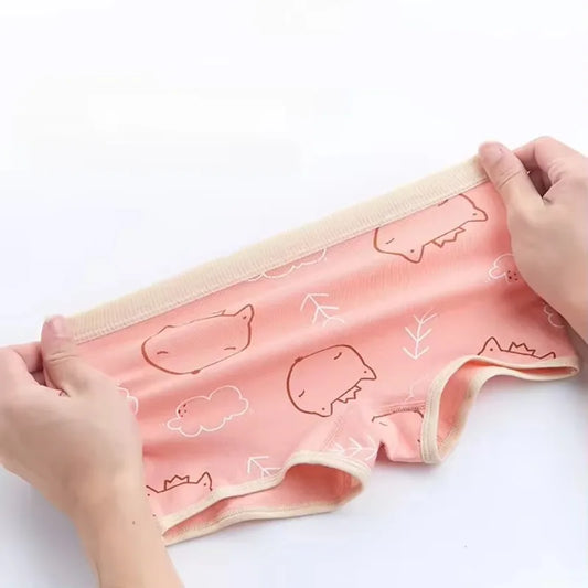 4-Piece Cotton Breathable Panties