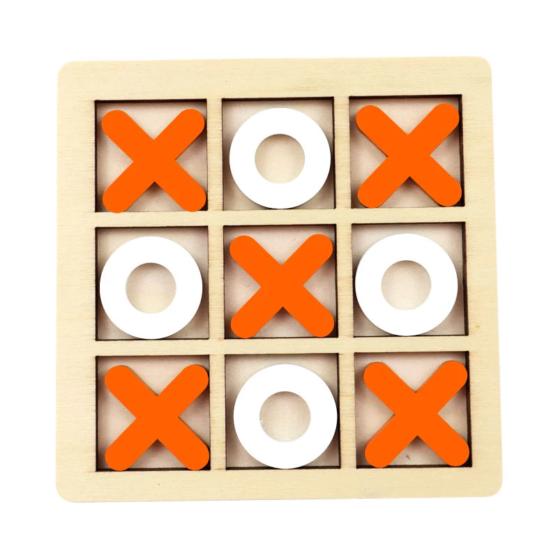 Montessori Play Game Wooden Toy Mini Chess, Puzzle