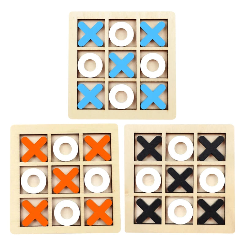 Montessori Play Game Wooden Toy Mini Chess, Puzzle