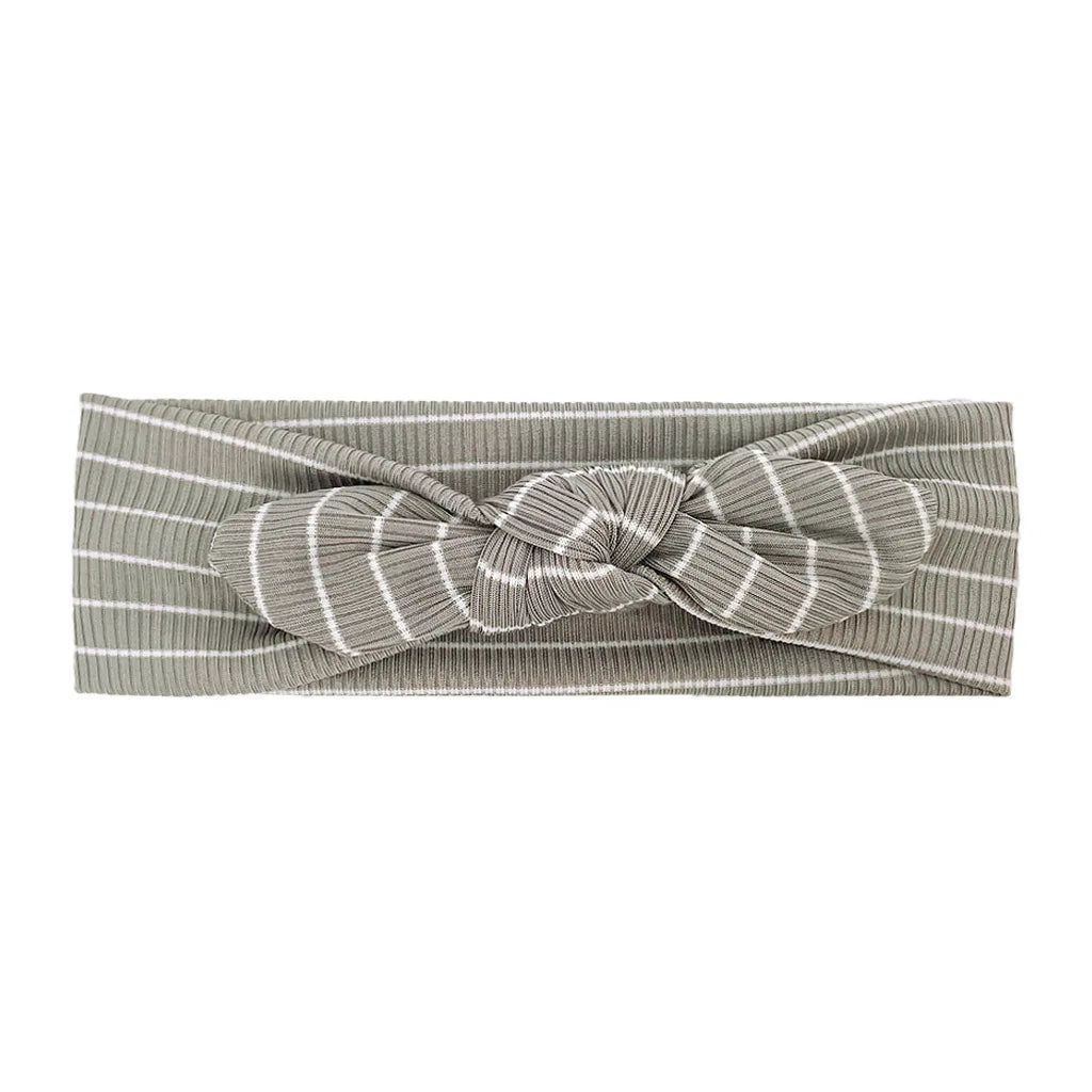 Baby Headband Striped With Bow
