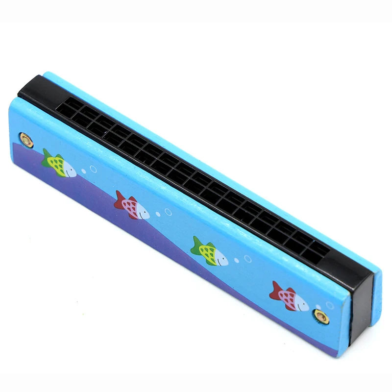 Children's Wooden Harmonica Musical Instrument