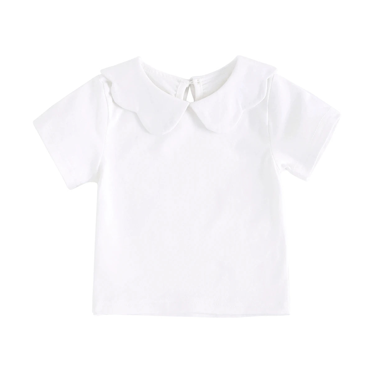 Ruffle Collar Soft Cotton Shirt