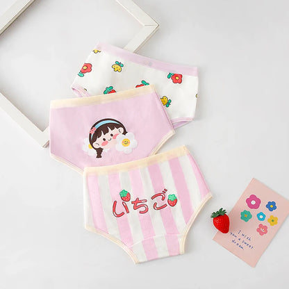 3-Piece Floral Cotton Panties