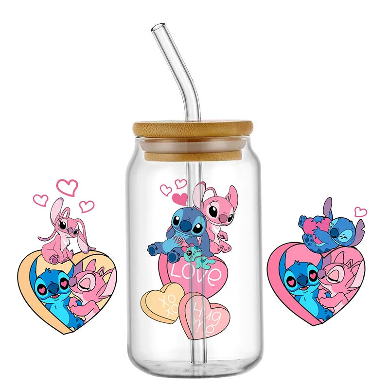 UV DTF Stitch Cup Stickers
