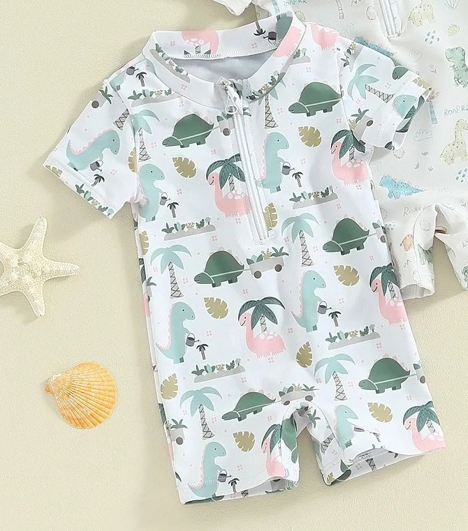 Quick Dry Long Sleeve Swimsuit with Sun Protection