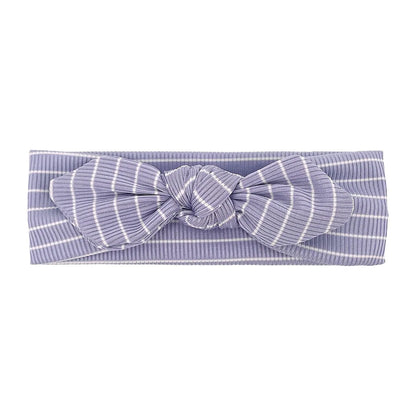 Baby Headband Striped With  Bow
