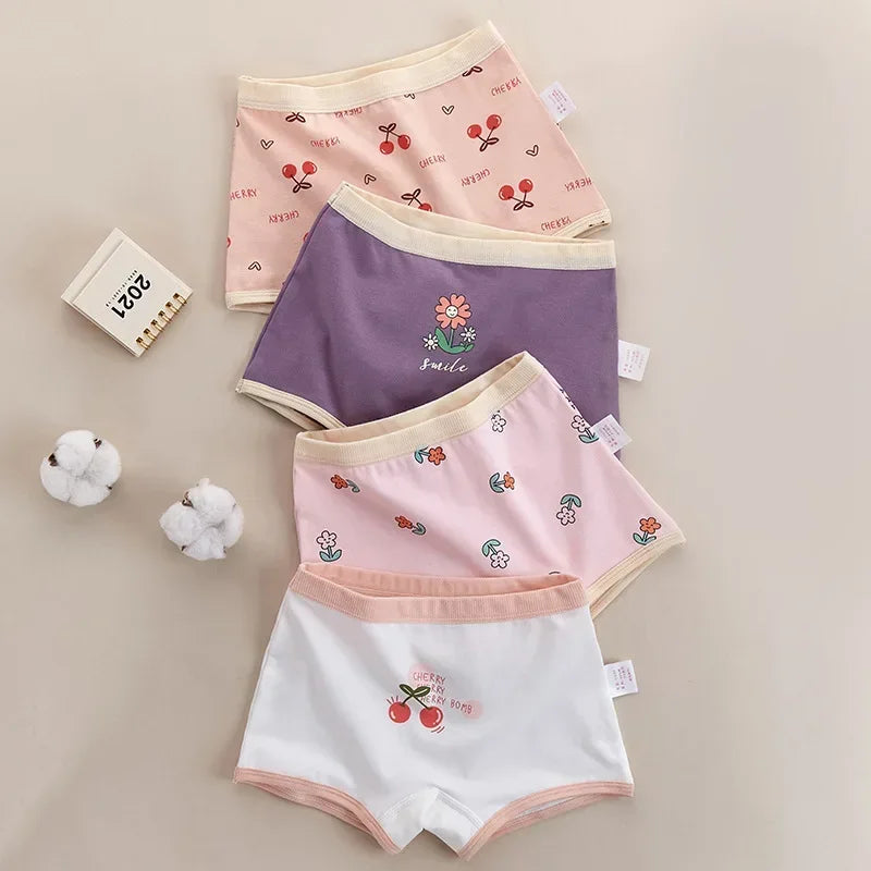 4-Piece Cotton Breathable Panties