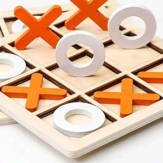 Montessori Play Game Wooden Toy Mini Chess, Puzzle