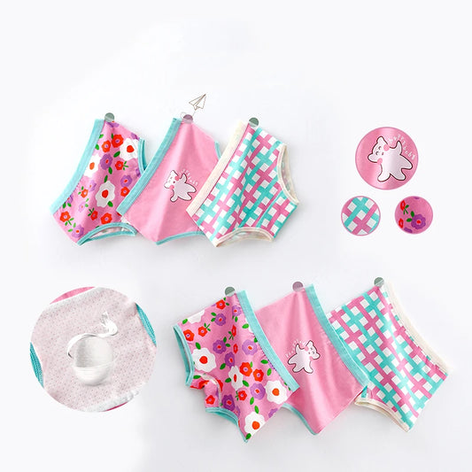 3-Piece Floral Cotton Panties