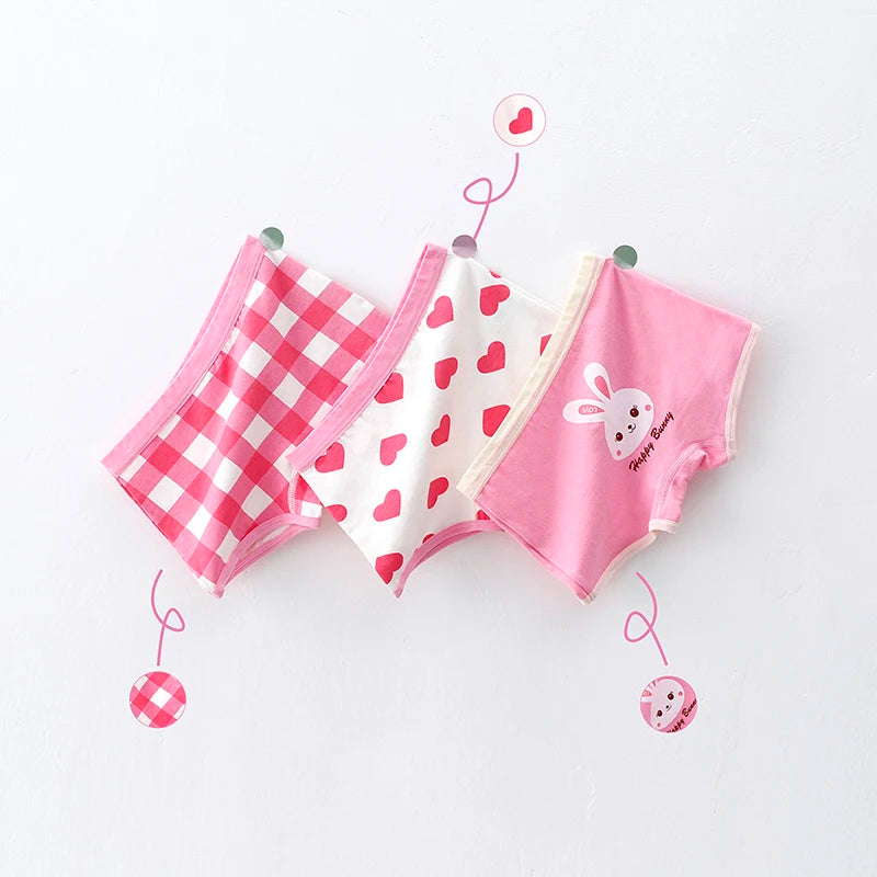 3-Piece Floral Cotton Panties