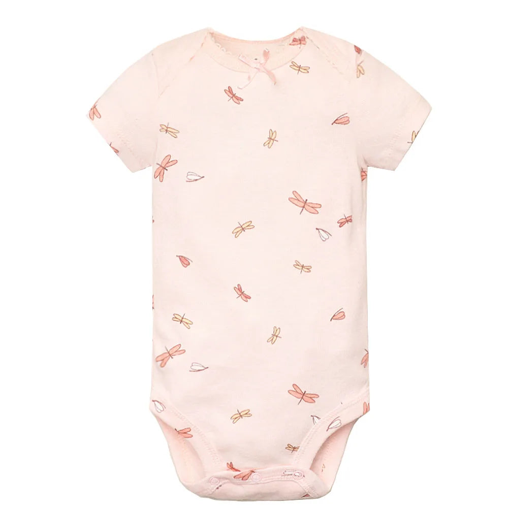 5-Pack Short Sleeve Baby Girl Bodysuits